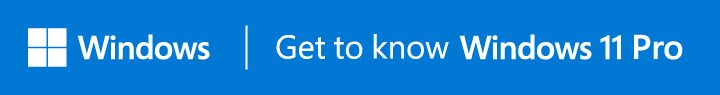 Get to know Windows 11 Pro Blue logo